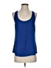 Fossil Solid Blue Tank Top Size S - photo 1