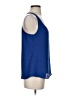 Fossil Solid Blue Tank Top Size S - photo 4