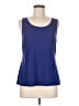 Attitudes by Renee Blue Sleeveless Top Size M - photo 1