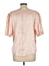 Unbranded 100% Polyester Pink Short Sleeve Blouse Size L - photo 2