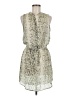 Aqua 100% Polyester Animal Print Ivory Casual Dress Size M - photo 1