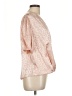 Unbranded 100% Polyester Pink Short Sleeve Blouse Size L - photo 4