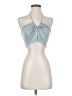 Tresser Teal Sleeveless Blouse Size S - photo 1