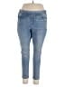 Lane Bryant Solid Blue Jeans Size 18 (petite) - photo 1