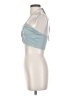 Tresser Teal Sleeveless Blouse Size S - photo 5