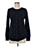 Ann Taylor LOFT Polka Dots Black Pullover Sweater Size M - photo 1