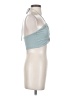 Tresser Teal Sleeveless Blouse Size S - photo 4
