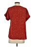 Que Zhu Red Short Sleeve Blouse Size S - photo 2