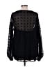 Entro 100% Polyester Black Long Sleeve Blouse Size L - photo 2
