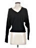 Vertical Design 100% Cashmere Black Cashmere Pullover Sweater Size S - photo 1