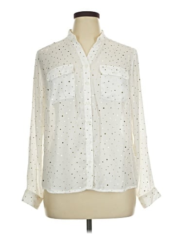 Notations Long Sleeve Blouse (view 1)
