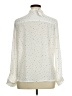Notations 100% Polyester Stars Ivory Long Sleeve Blouse Size 1X - photo 2
