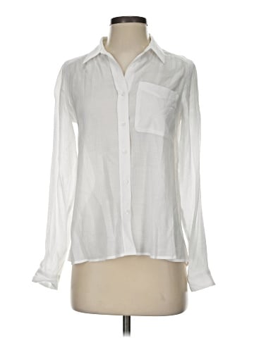 Express Long Sleeve Button-Down Shirt (view 1)