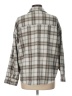 Wishlist Apparel Plaid Gray Long Sleeve Blouse Size L - photo 2