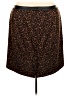 Talbots Animal Print Brown Casual Skirt Size 24W - photo 2
