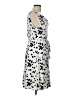 DressBarn Polka Dots Silver Cocktail Dress Size 10 - photo 4