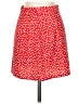 Shein 100% Polyester Polka Dots Red Casual Skirt Size 2 - photo 1