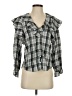 Veronica Beard Gray Long Sleeve Blouse Size 4 - photo 1