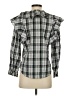 Veronica Beard Gray Long Sleeve Blouse Size 4 - photo 2