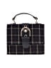Assorted Brands Plaid Black Satchel One size - photo 1