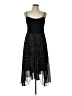 Aqua Stars Black Cocktail Dress Size 12 - photo 1