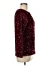 Anna-kaci 100% Polyester Burgundy Long Sleeve Blouse Size M - photo 4