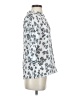 Alex & Parker Silver 3/4 Sleeve Blouse Size S - photo 4