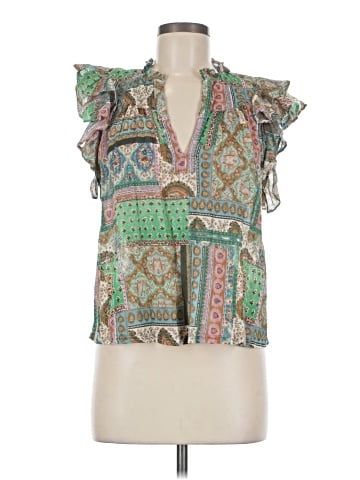 Olivaceous Sleeveless Blouse (view 1)