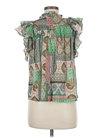 Olivaceous Sleeveless Blouse (view 2)