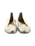 MICHAEL Michael Kors 100% Leather Metallic Silver Gold Flats Size 7 1/2 - photo 2