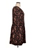Peruvian Connection Floral Brown Casual Dress Size XL - photo 4