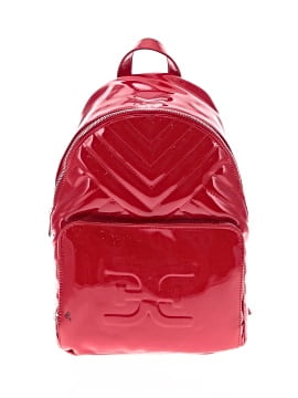 Sam Edelman Red Patent Leather Mini Backpack Sam Edelman Taja Faux Patent Leather Red Medium Backpack Purse main image 3