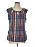 Notations Blue Sleeveless Blouse Size L - photo 1