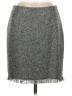 Bebe Tweed Gray Casual Skirt Size 8 - photo 1