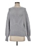 Express Chevron-herringbone Gray Pullover Sweater Size S - photo 1