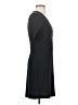 Madewell Solid Black Cross-Front Button Dress Size XXS - photo 4