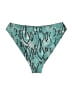 Zaful Animal Print Teal Swimsuit Bottoms Size 6 - photo 1