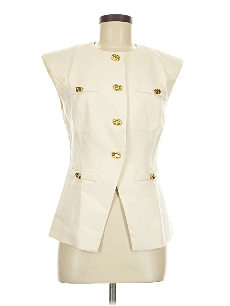 Kourt Sleeveless Blouse In Ivory