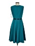 AB Studio Solid Teal Casual Dress Size 4 - photo 2