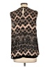 DR2 Brown Sleeveless Blouse Size L - photo 2