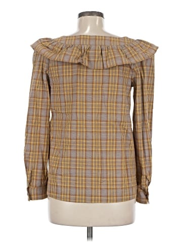 ALEXACHUNG Long Sleeve Blouse (view 2)