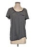 Workshop Republic Clothing Stripes Black Short Sleeve Top Size S (estimated) - photo 1