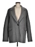 Badgley Mischka Gray Wool Coat Size M - photo 1