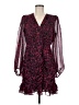 Express 100% Polyester Burgundy Cocktail Dress Size M - photo 1