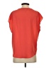 Banana Republic 100% Polyester Orange Short Sleeve Blouse Size S - photo 2