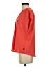 Banana Republic 100% Polyester Orange Short Sleeve Blouse Size S - photo 5