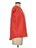 Banana Republic 100% Polyester Orange Short Sleeve Blouse Size S - photo 4