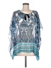 Unbranded Blue 3/4 Sleeve Blouse Size M (estimated) - photo 1
