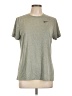 Nike 100% Polyester Gray Active T-Shirt Size L - photo 1