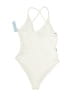 Forever 21 Ivory Bodysuit Size M - photo 2